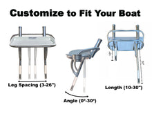 Load image into Gallery viewer, Boat Caddy Heavy Duty Boat Cutting Board, 36" x 18", Bait Rigging Station, Cutting Fillet Board