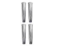 Load image into Gallery viewer, Weld On Fishing Rod Holder (4 Pack) - 10" Flared Tulip with Vinyl Insert - Polished Anodized Aluminum