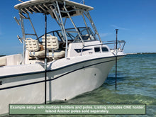 Load image into Gallery viewer, Mount - Flush - Quick Release - Island Anchor Shallow Water Anchor Pole Holder