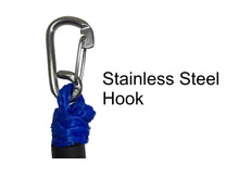 Load image into Gallery viewer, Island Anchor 4' Bungee Dock Line -  Loop and Hook - Mooring Rope for Boats, PWC, Kayak