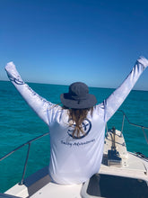 Load image into Gallery viewer, Salty Adventures - Long Sleeve Performance Fishing Shirt - UPF 30+ UV Sun Protection