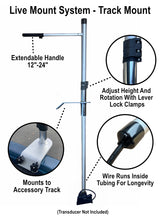 Load image into Gallery viewer, Live Mount System - Accessory Track - Ranger and Tracker - Live Sonar Transducer Mount Pole