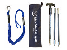 Load image into Gallery viewer, Island Anchor - Mini - 3/4" x 54" - 3 Piece - Anchor Pole Spike for PWC, Jet Ski, Kayak and Paddle Board