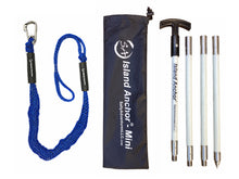 Load image into Gallery viewer, Island Anchor - Mini - 3/4" x 72" - 4 Piece -Anchor Pole Spike for PWC, Jet Ski, Kayak and Paddle Board