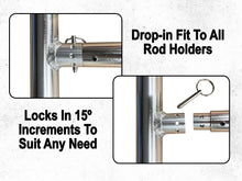 Load image into Gallery viewer, UNI-FIT - Island Anchor Shallow Water Anchor Pole Holder - Fits In Rod Holder