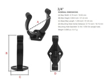 Load image into Gallery viewer, Island Anchor - Pole Storage Clip Clamp - 3/4" or 1"