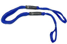 Load image into Gallery viewer, Island Anchor 4' Bungee Dock Line - Mooring Rope for Boats, PWC, Kayak