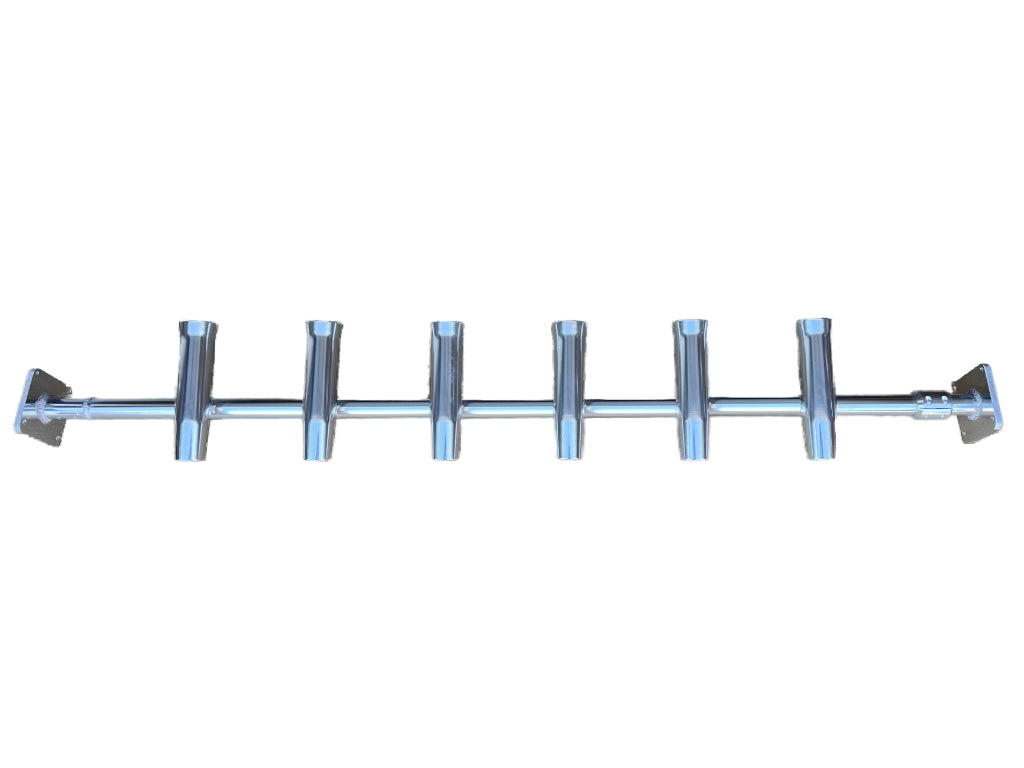 6 Rod - Ford BoxLink Mount Truck Fishing Rod Holder Rack - 10