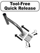 Load image into Gallery viewer, Island Anchor Shallow Water Anchor Pole Mount - Deck Mount - Quick Release
