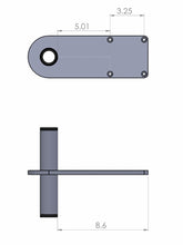 Load image into Gallery viewer, Mount - Flush - Island Anchor Shallow Water Anchor Pole Holder
