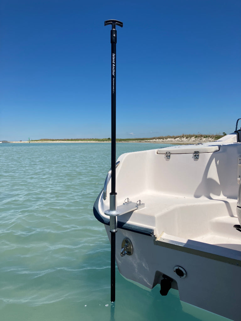 Island Anchor Shallow Water Anchor Pole Mount - Flush Deck Mount - Qui ...