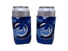 Load image into Gallery viewer, Salty Adventures - Neoprene Collapsible Insulated Beverage Cooler Sleeve -  2 Pack - Can Cozy
