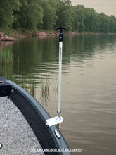 Load image into Gallery viewer, Island Anchor Shallow Water Anchor Pole Holder - Accessory Track Mount - Ranger and Tracker
