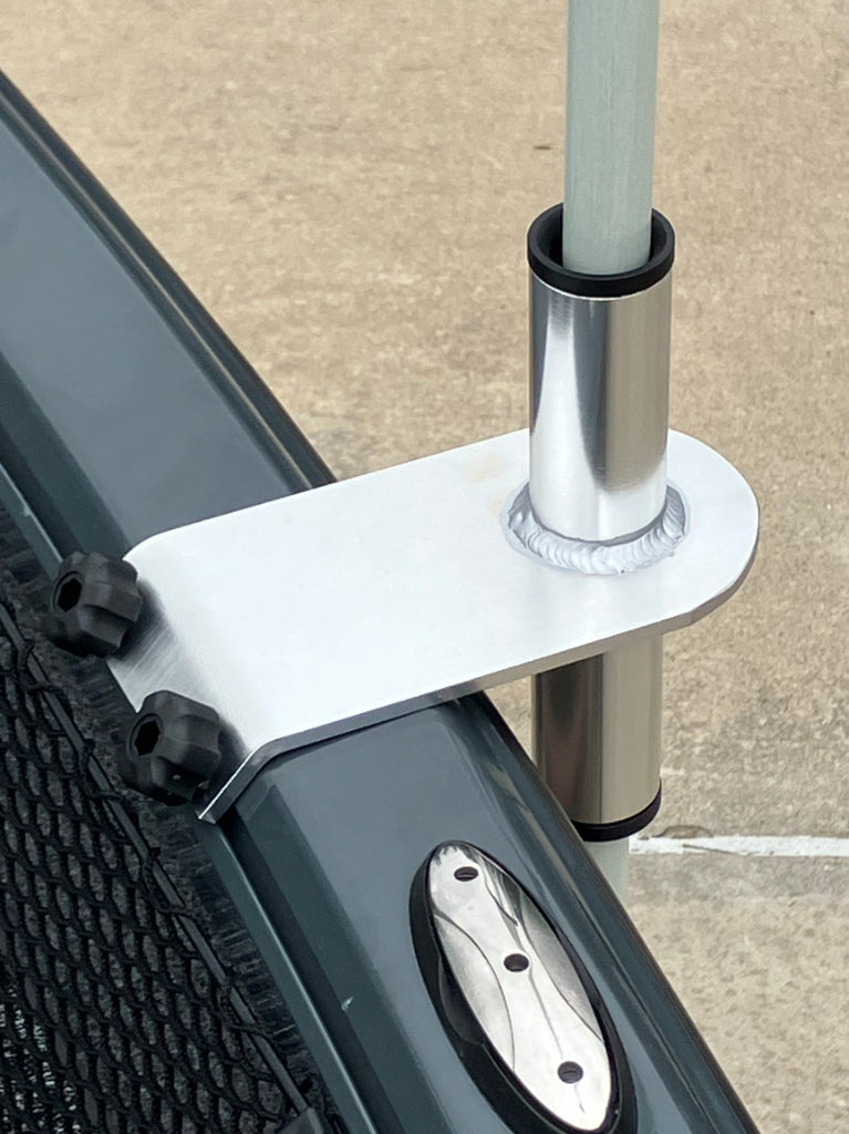 Island Anchor Shallow Water Anchor Pole Holder - Accessory Track Mount - Ranger and Tracker