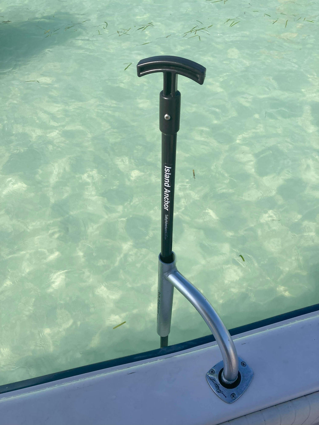 Island Anchor Shallow Water Anchor Pole Holder - Mounts in Rod Holder