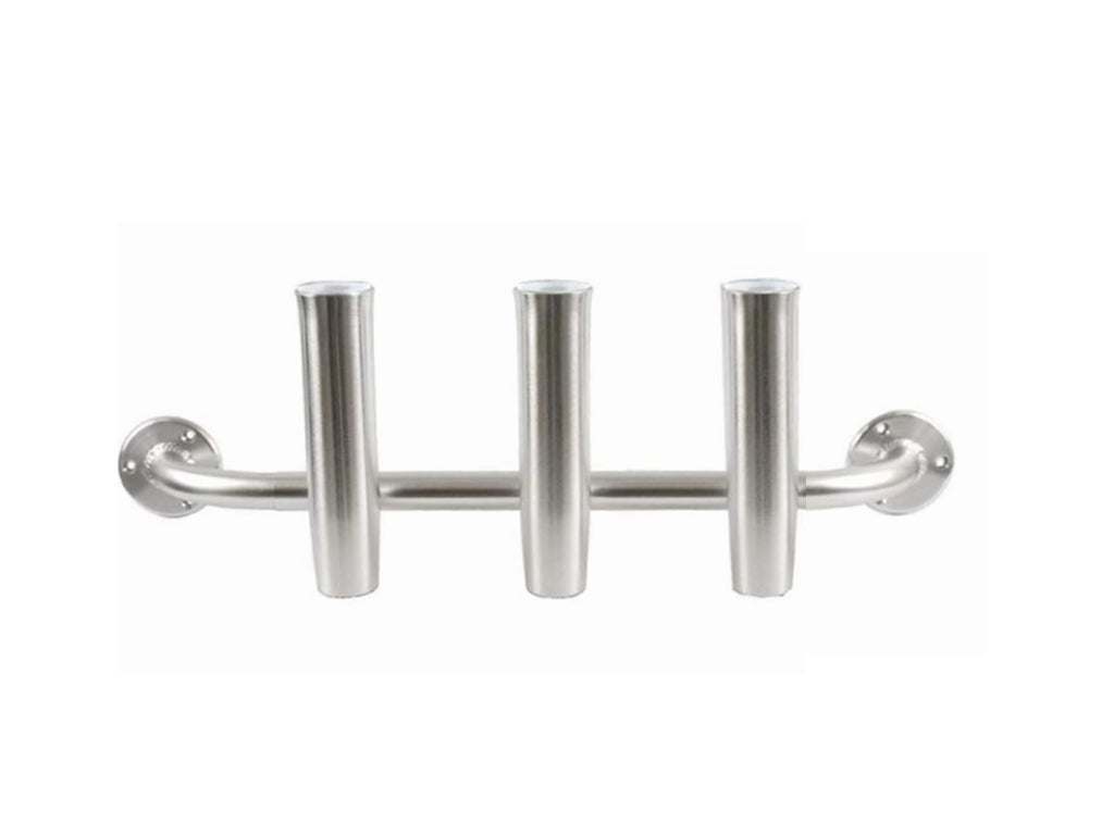 3 Rod - Transom Console Mount Fishing Rod Holder Rack - 10