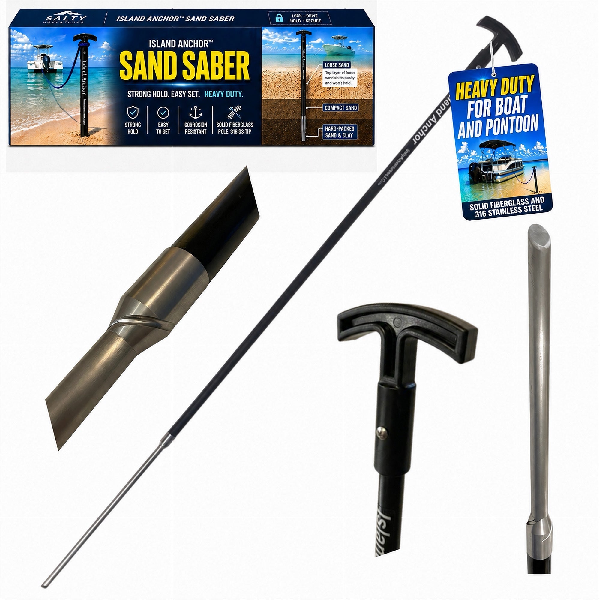 Island Anchor® Sand Saber™ 4FT
