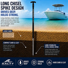 Load image into Gallery viewer, Island Anchor® Sand Saber™ 4FT Boat Anchor Pole
