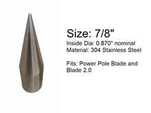 Load image into Gallery viewer, Island Anchor - Spear Tip for 7/8&quot; or 3/4&quot; Shallow Water Anchor: Fits Power-Pole Sportsman, Pro Series, Blade, Blade 2.0, Minn Kota Raptor
