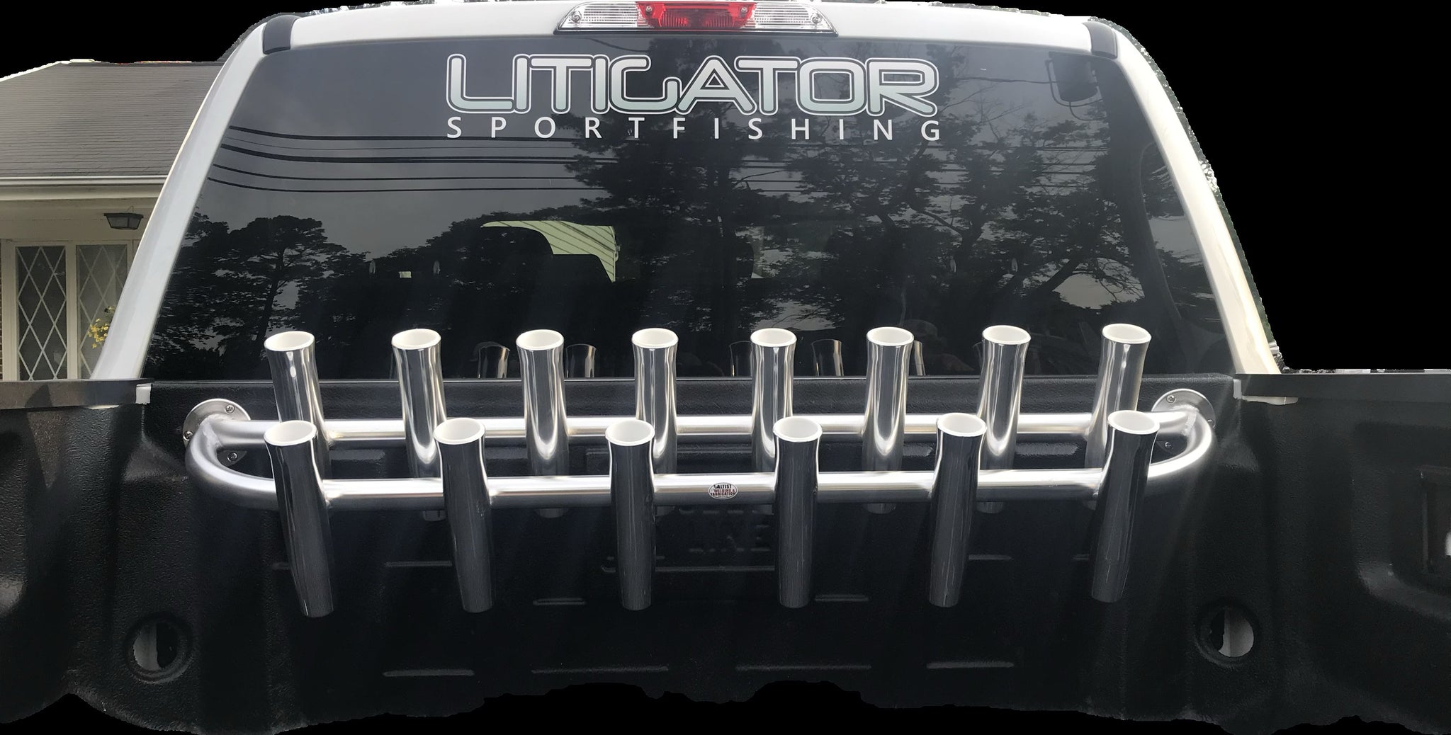bumper mounted fishing rod holders Angler's Fish-N-Mate Holder sized for #10 bolts and can be surface mounted or mounted to the optional L 14 Rod - Toolbox Mount