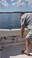 Load and play video in Gallery viewer, Live Mount System - Uni-Fit - Fits in Rod Holder - Live Sonar Transducer Mount Pole
