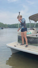 Load and play video in Gallery viewer, Mount - Pontoon - Island Anchor Shallow Water Anchor Pole Holder
