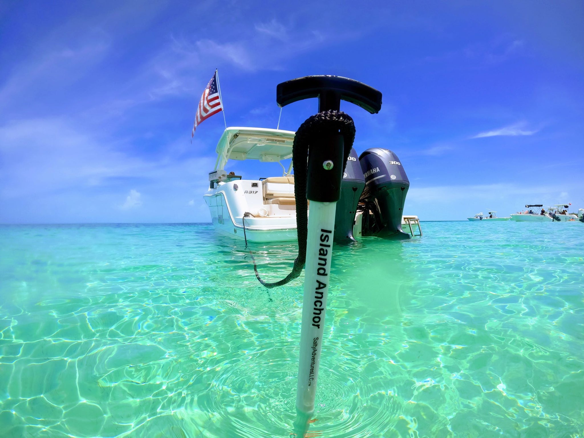Island Anchor - 1 x 8' - Shallow Water Anchor Pole
